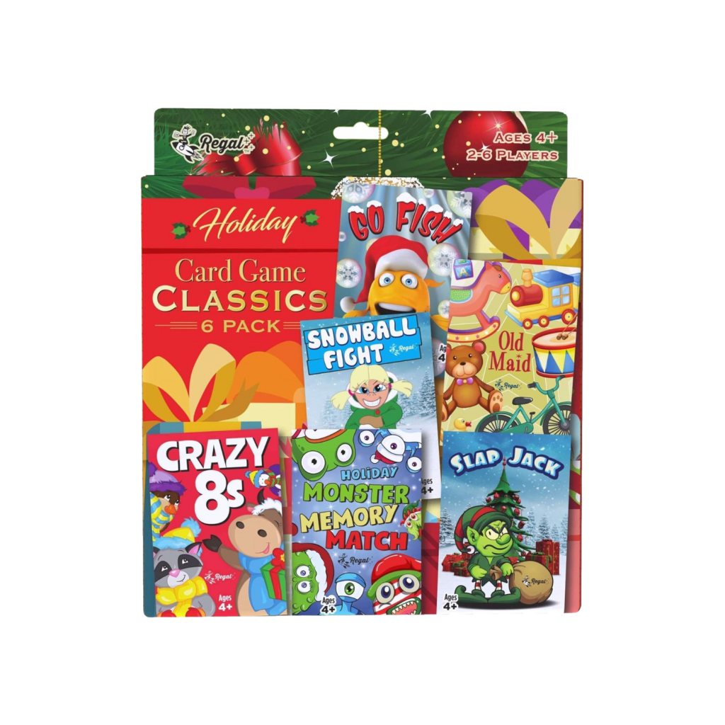 Kids & Family Holiday Card Games Set